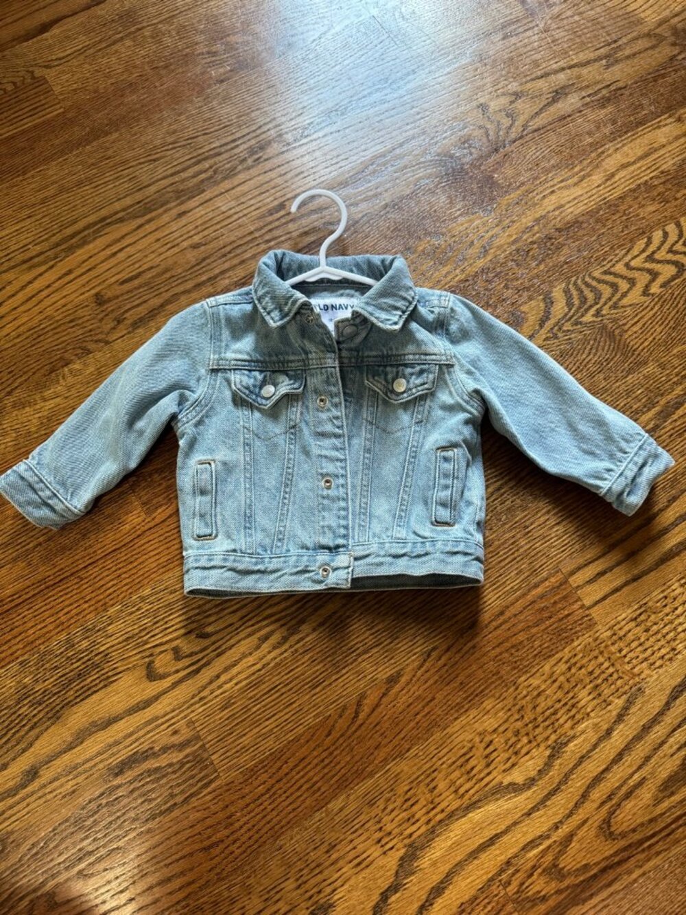 Old Navy Light Wash Denim Trucker Jacket | 12-18 Months